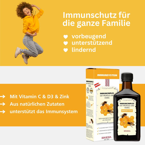 Riviera Immunkomplex mit Propolis und Honig 250 ml