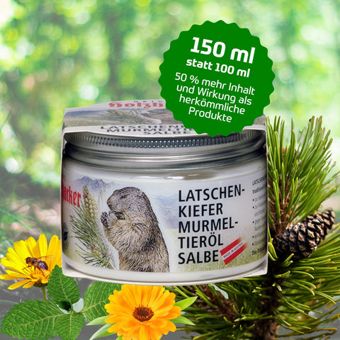 Holzhacker Latschenkiefer Murmeltieröl Salbe 150 ml